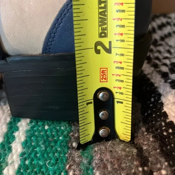 VINTAGE NEW OLD STOCK! ACME denim leather western boots women’s  8 - Picture 10 of 15